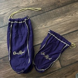 Set of Crown Royal bags